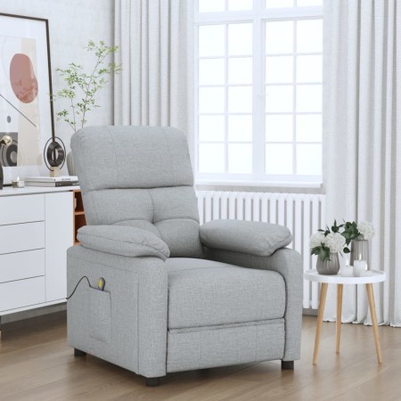 Sillón de masaje tela gris claro | Foro24.es | Tu tienda online para hogar, jardín y más Foro24.es