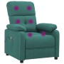 Sillón de masaje eléctrico tela verde oscuro de , Sillones de masaje eléctricos - Ref: Foro24-348293, Precio: 206,52 €