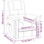Sillón de masaje eléctrico tela verde oscuro von , Elektrische Massagesessel - Ref: Foro24-348293, Preis: 206,61 €, Rabatt: %