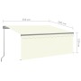 Toldo manual retráctil persiana LED crema 3,5x2,5m von , Markisen - Ref: Foro24-3069402, Preis: 447,12 €, Rabatt: %