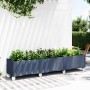 Jardinera con ruedas PP azul gris 240x50x54 cm | Foro24.es | Tu tienda online para hogar, jardín y más Foro24.es