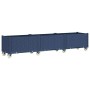 Jardinera con ruedas PP azul gris 240x50x54 cm | Foro24.es | Tu tienda online para hogar, jardín y más Foro24.es