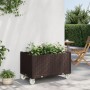 Jardinera con ruedas PP marrón 80x50x54 cm | Foro24.es | Tu tienda online para hogar, jardín y más Foro24.es