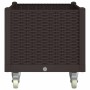 Jardinera con ruedas PP marrón 80x50x54 cm | Foro24.es | Tu tienda online para hogar, jardín y más Foro24.es