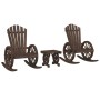 Juego de muebles de jardín 3 piezas madera maciza de abeto | Foro24.es | Tu tienda online para hogar, jardín y más Foro24.es
