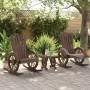 Juego de muebles de jardín 3 piezas madera maciza de abeto | Foro24.es | Tu tienda online para hogar, jardín y más Foro24.es