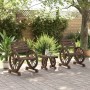 Juego de muebles de jardín 3 piezas madera maciza de abeto | Foro24.es | Tu tienda online para hogar, jardín y más Foro24.es