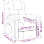 Sillón de masaje eléctrico tela marrón von , Elektrische Massagesessel - Ref: Foro24-348291, Preis: 204,28 €, Rabatt: %