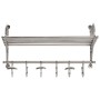 Soporte de equipaje con perchas de pared aluminio | Foro24.es | Tu tienda online para hogar, jardín y más Foro24.es