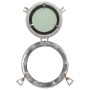Espejo de ojo de buey de pared aluminio y vidrio Ø23 cm | Foro24.es | Tu tienda online para hogar, jardín y más Foro24.es