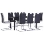 Juego de comedor 9 piezas cuero sintético negro von , Möbelsets für Küchen und Esszimmer - Ref: Foro24-3053068, Preis: 892,70...