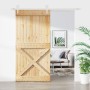 Puerta corredera con herrajes madera maciza de pino 100x210 cm | Foro24.es | Tu tienda online para hogar, jardín y más Foro24.es