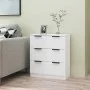 Hochglanzweißes Sperrholz-Sideboard 60x30x70 cm von vidaXL, Sideboards - Ref: Foro24-811076, Preis: 94,40 €, Rabatt: %