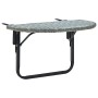 Mesa de jardín de ratán sintético gris 60x60x40 cm von , Gartentische - Ref: Foro24-45775, Preis: 39,40 €, Rabatt: %