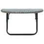 Mesa de jardín de ratán sintético gris 60x60x40 cm von , Gartentische - Ref: Foro24-45775, Preis: 39,40 €, Rabatt: %