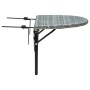 Mesa de jardín de ratán sintético gris 60x60x40 cm von , Gartentische - Ref: Foro24-45775, Preis: 39,40 €, Rabatt: %