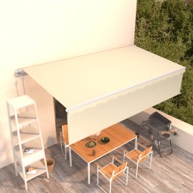 Toldo automático retráctil con persiana 6x3 m crema von , Markisen - Ref: Foro24-3069367, Preis: 527,23 €, Rabatt: %