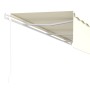 Toldo automático retráctil con persiana 6x3 m crema by , Awnings - Ref: Foro24-3069367, Price: 527,23 €, Discount: %