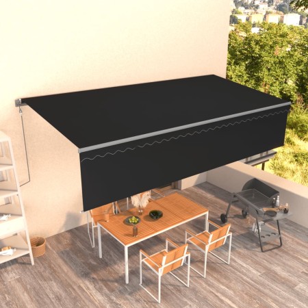 Toldo automático retráctil con persiana 6x3 m antracita by , Awnings - Ref: Foro24-3069489, Price: 530,75 €, Discount: %