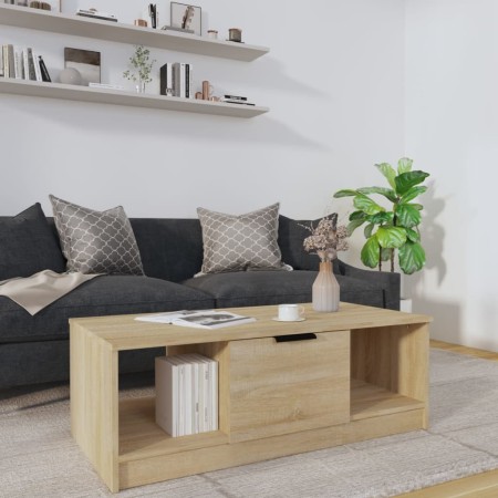 Mesa de centro madera de ingeniería roble Sonoma 102x50x36 cm de vidaXL, Mesas de centro - Ref: Foro24-811352, Precio: 69,48 ...