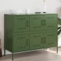 Aparador acero verde oliva 100,5x39x79 cm | Foro24.es | Tu tienda online para hogar, jardín y más Foro24.es