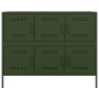 Aparador acero verde oliva 100,5x39x79 cm | Foro24.es | Tu tienda online para hogar, jardín y más Foro24.es