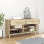 Shoe cabinet made of Sonoma oak plywood 102x35x55 cm by vidaXL, Shoe racks and shoe organizers - Ref: Foro24-812819, Price: 6...