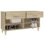 Sonoma Eiche Sperrholz Schuhschrank 102x35x55 cm von vidaXL, Schuhregale und Schuhorganisatoren - Ref: Foro24-812819, Preis: ...