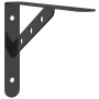 Soportes estante 4 uds acero inoxidable negro 23,5x2,5x15,5 cm | Foro24.es | Tu tienda online para hogar, jardín y más Foro24.es