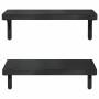 Estantes de pared 2 uds acero inoxidable negro 50x23,5 cm | Foro24.es | Tu tienda online para hogar, jardín y más Foro24.es