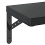 Estantes de pared 2 uds acero inoxidable negro 50x23,5 cm | Foro24.es | Tu tienda online para hogar, jardín y más Foro24.es
