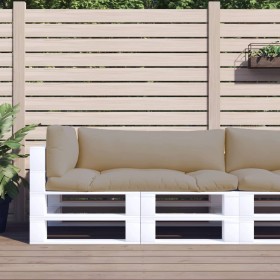 Cojines para palets 3 unidades tela gris taupé von , Kissen für Stühle und Sofas - Ref: Foro24-360952, Preis: 65,50 €, Rabatt: %