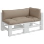 Cojines para palets 3 unidades tela gris taupé von , Kissen für Stühle und Sofas - Ref: Foro24-360952, Preis: 65,50 €, Rabatt: %