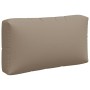 Cojines para palets 3 unidades tela gris taupé von , Kissen für Stühle und Sofas - Ref: Foro24-360952, Preis: 65,50 €, Rabatt: %