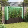 Arriate con cubierta invernadero aspecto ratán 160x40x153 cm by , Pots and planters - Ref: Foro24-4015803, Price: 146,26 €, D...