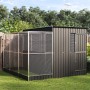 Pajarera con extensión acero plateado 290x303x216 cm by , Feet and bird cages - Ref: Foro24-3216427, Price: 1,00 €, Discount: %
