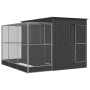 Pajarera con extensión acero plateado 290x303x216 cm by , Feet and bird cages - Ref: Foro24-3216427, Price: 1,00 €, Discount: %