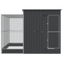 Pajarera con extensión acero plateado 290x303x216 cm by , Feet and bird cages - Ref: Foro24-3216427, Price: 1,00 €, Discount: %