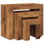 Mesas de centro apilables 3 uds madera de ingeniería envejecida | Foro24.es | Tu tienda online para hogar, jardín y más Foro24.es