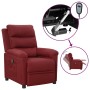 Sillón reclinable eléctrico tela rojo tinto | Foro24.es | Tu tienda online para hogar, jardín y más Foro24.es