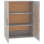 Armario colgante de pared gris hormigón 69,5x32,5x90 cm de vidaXL, Aparadores - Ref: Foro24-812307, Precio: 56,59 €, Descuent...