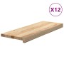 Peldaños de escalera 12 uds madera maciza 70x30x2 cm | Foro24.es | Tu tienda online para hogar, jardín y más Foro24.es