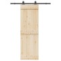 Kit de herrajes para puertas correderas acero negro 152,5 cm | Foro24.es | Tu tienda online para hogar, jardín y más Foro24.es