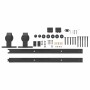 Kit de herrajes para puertas correderas acero negro 152,5 cm | Foro24.es | Tu tienda online para hogar, jardín y más Foro24.es