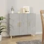 Concrete gray engineered wood sideboard 90x34x80 cm by vidaXL, Sideboards - Ref: Foro24-812496, Price: 79,16 €, Discount: %