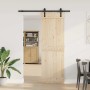 Kit de herrajes para puertas correderas acero negro 213,5 cm | Foro24.es | Tu tienda online para hogar, jardín y más Foro24.es