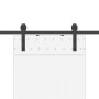 Kit de herrajes para puertas correderas acero negro 213,5 cm | Foro24.es | Tu tienda online para hogar, jardín y más Foro24.es