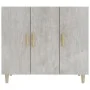 Concrete gray engineered wood sideboard 90x34x80 cm by vidaXL, Sideboards - Ref: Foro24-812496, Price: 79,16 €, Discount: %