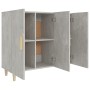 Concrete gray engineered wood sideboard 90x34x80 cm by vidaXL, Sideboards - Ref: Foro24-812496, Price: 79,99 €, Discount: %