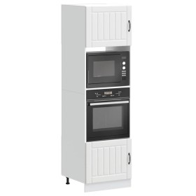 Armarios para horno 2 uds Kalmar blanco madera de ingeniería de , Armarios de cocina - Ref: Foro24-3315041, Precio: 216,01 €,...